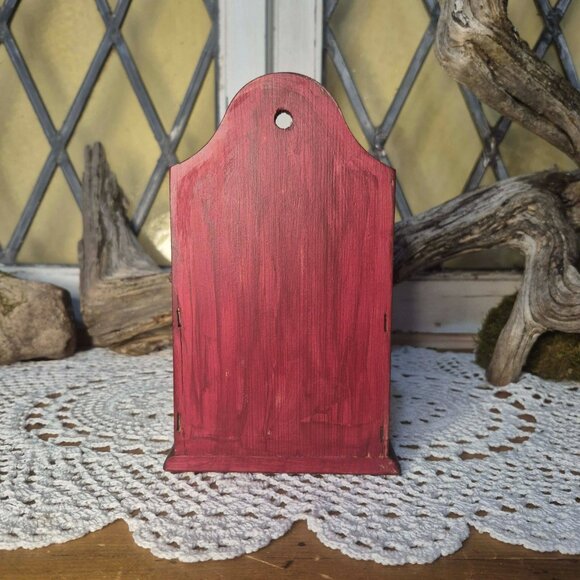 Red & Cream Mushroom Matchbox Wall Decor - Picture 6 of 16